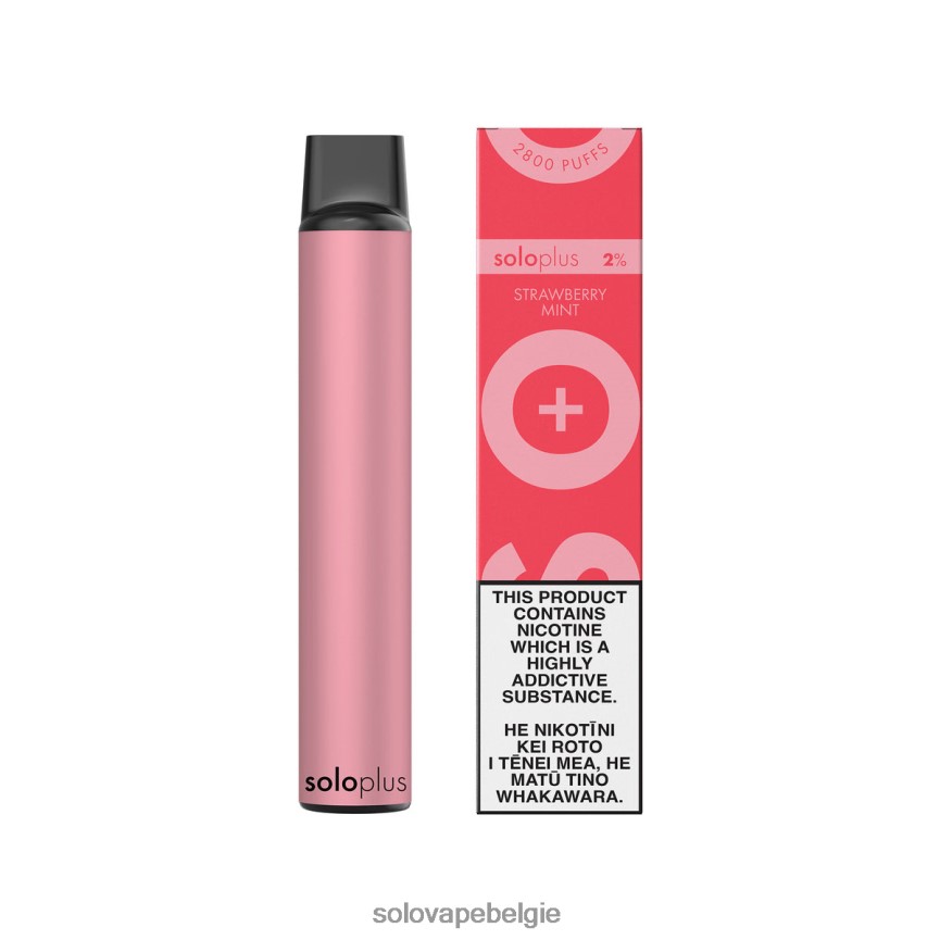 Solo Vape België - Solo Plus wegwerp damp aardbei munt 4202T826