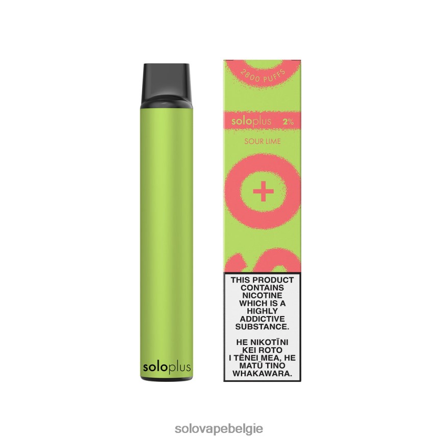 Solo Vape België - Solo Plus wegwerp damp zure limoen 4202T834