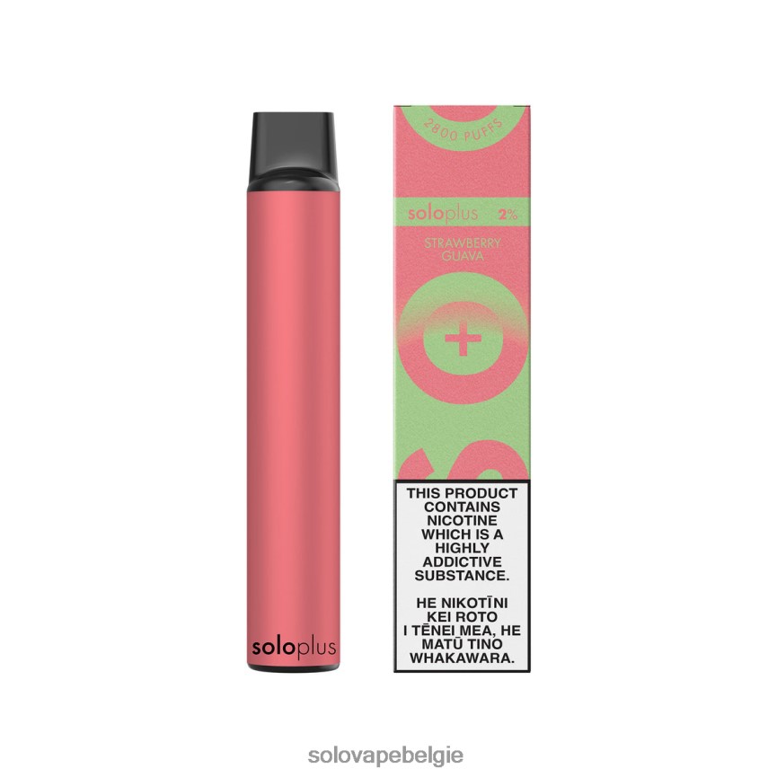 Solo Vape Smaken - Solo Plus wegwerp vape-paradijscollectie aardbei guave 4202T837