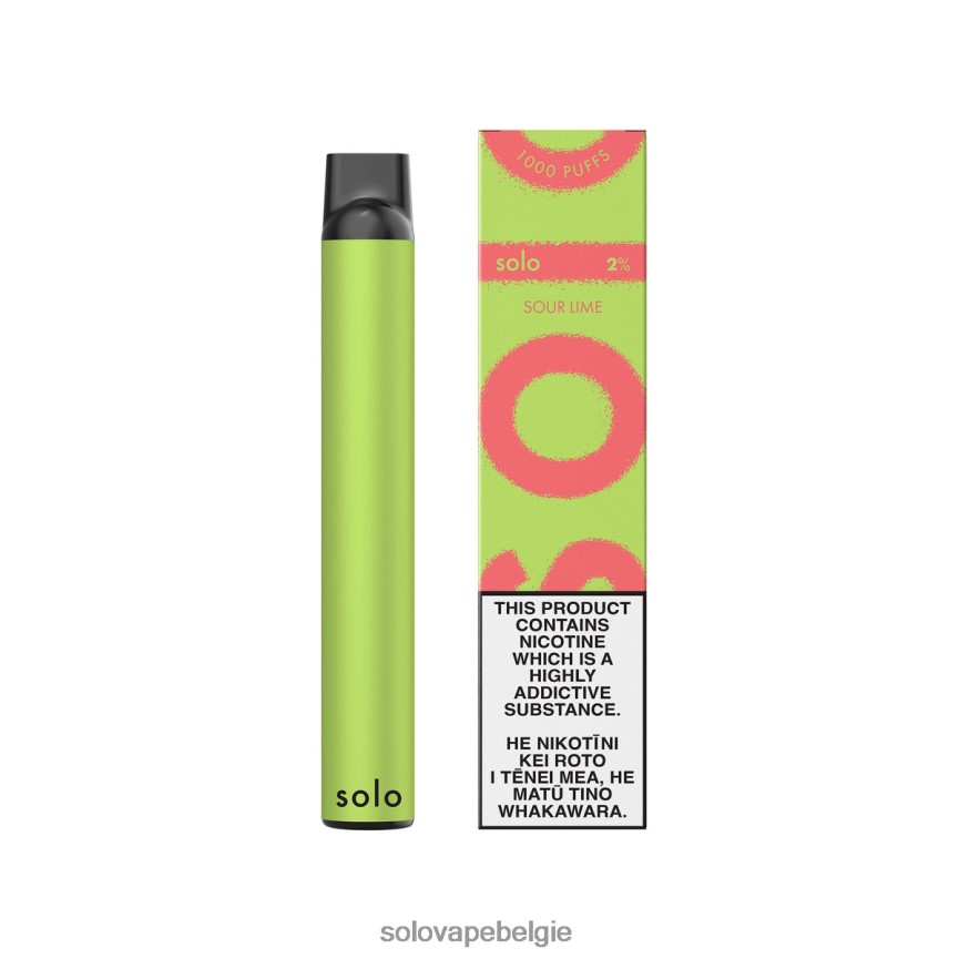 Solo Vape België - Solo wegwerp damp zure limoen 4202T818